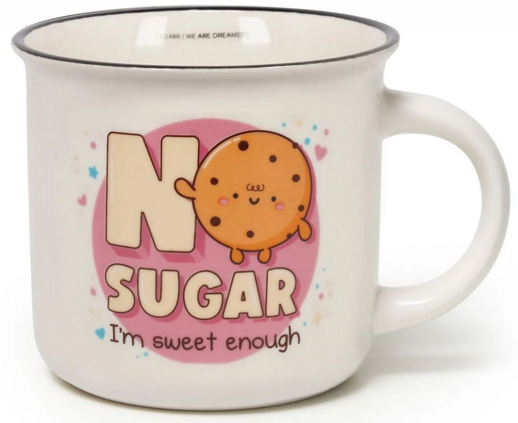 Legami Hrnček Legami Cup-Puccino - New Bone China Porcelain Mug - No Sugar