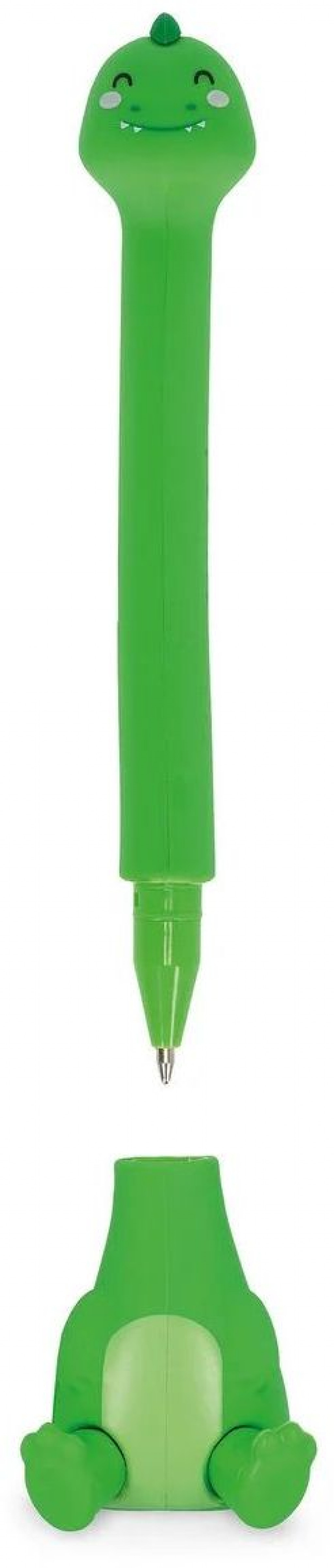 Legami Guľôčkové pero Legami Stand-Ink Ovation - Ballpoint Pen With Base - Dino - 1 mm - Black Ink