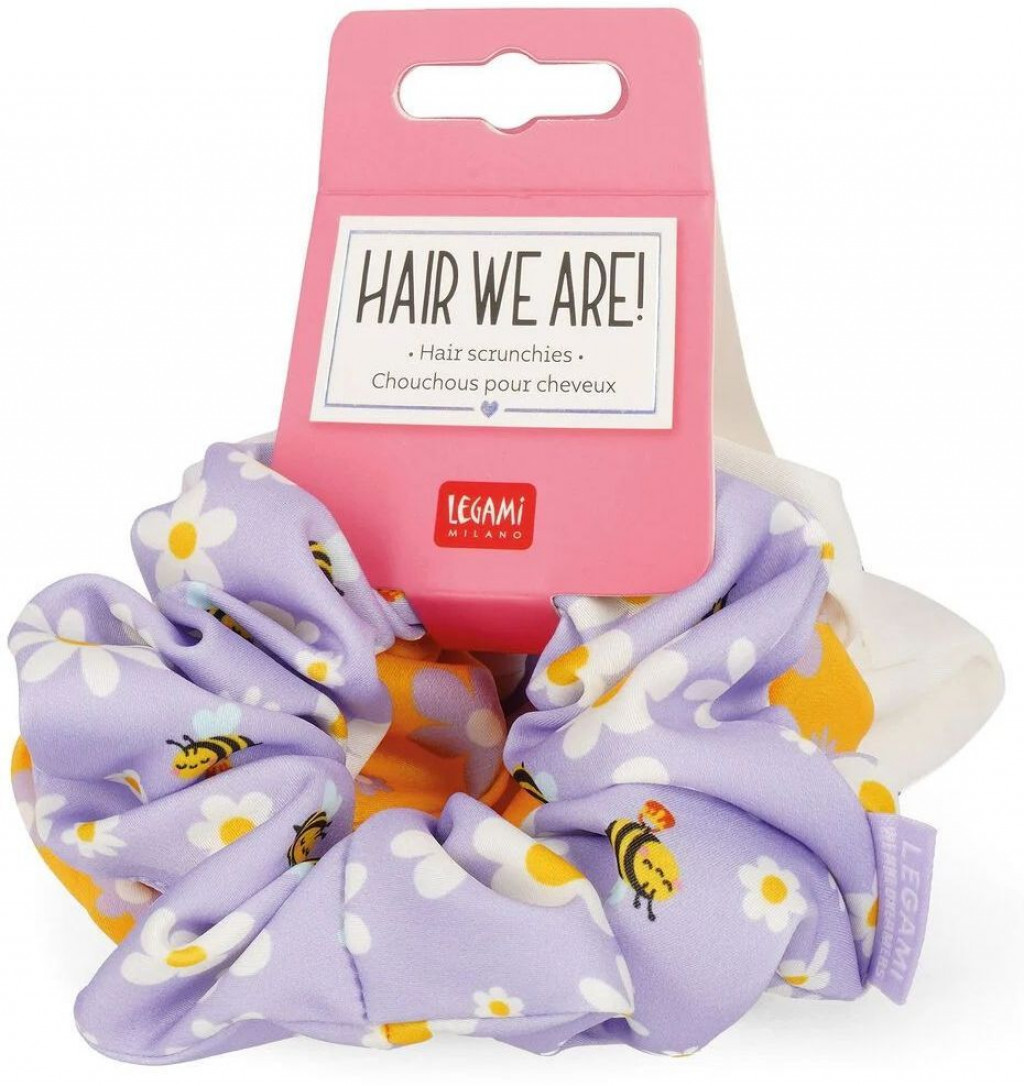 Legami Set gumičiek Legami Hair We Are! - Set Of 3 Hair Scrunchies - Bee