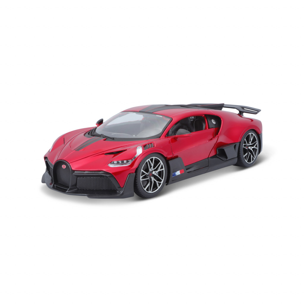 Bburago Bburago - Autá HOBBY, Bugatti Divo, červená metalíza, 1:18
