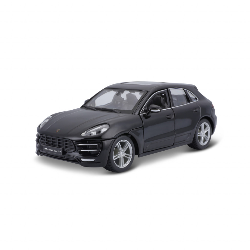 Bburago Bburago - Autá HOBBY, Porsche Macan, čierna, 1:24