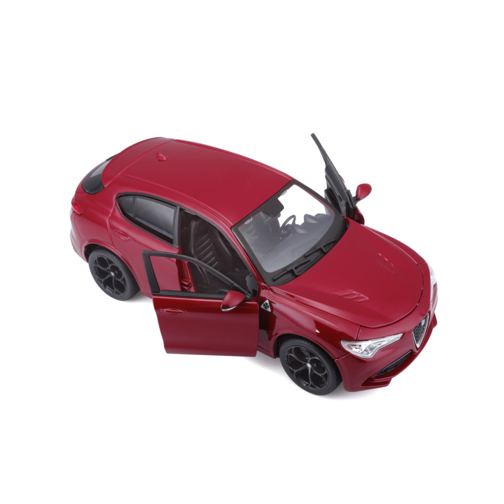 Bburago Bburago - Autá HOBBY, Plus, Alfa Romeo Stelvio, červená, 1:24