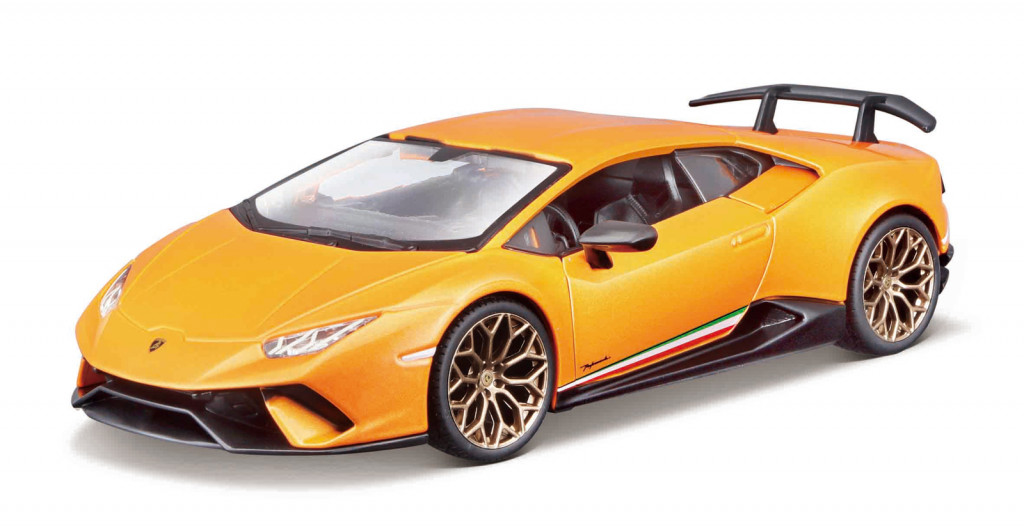 Bburago Bburago - Autá HOBBY, Plus, Lamborghini Huracán Performante, metal oranžová, 1:24
