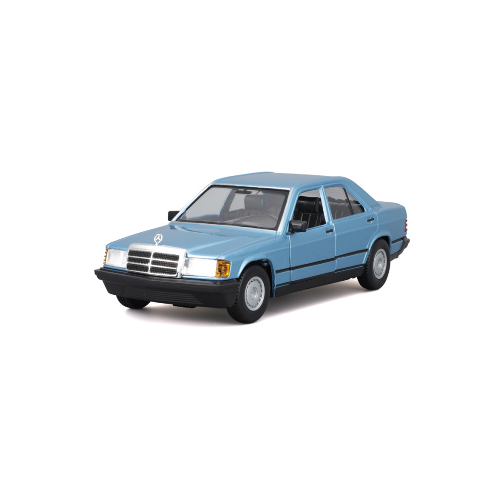 Bburago Bburago - Autá HOBBY, Plus, Mercedes-Benz 190 E 2.6, metalic modrá, 1:24