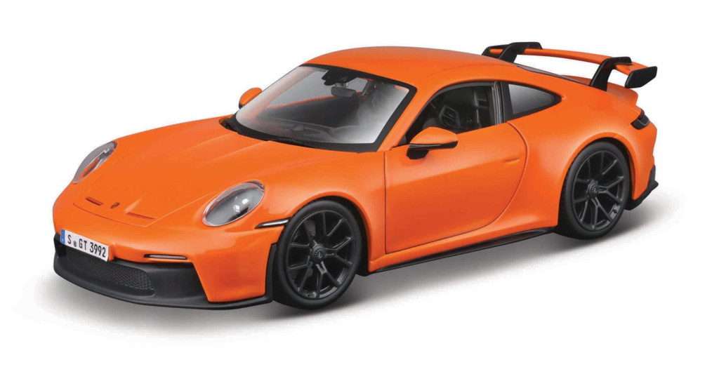 Bburago Bburago - Autá HOBBY, Plus, Porsche 911 GT3, oranžová, 1:24