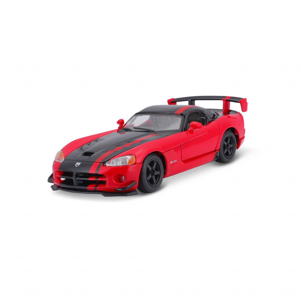 Bburago Bburago - Autá HOBBY, Dodge Viper SRT 10 ACR, červeno-čierna, 1:24