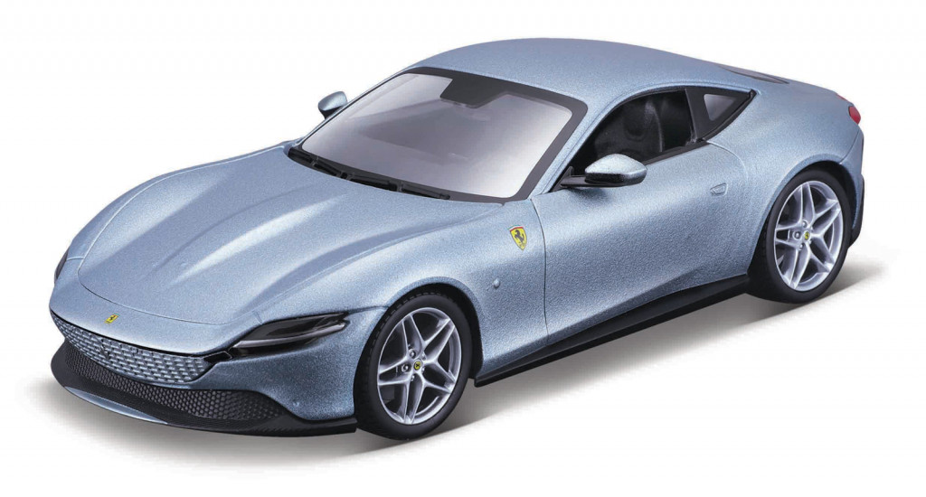 Bburago Bburago - RACE+PLAY, Ferrari Roma, šedá metalíza, 1:24