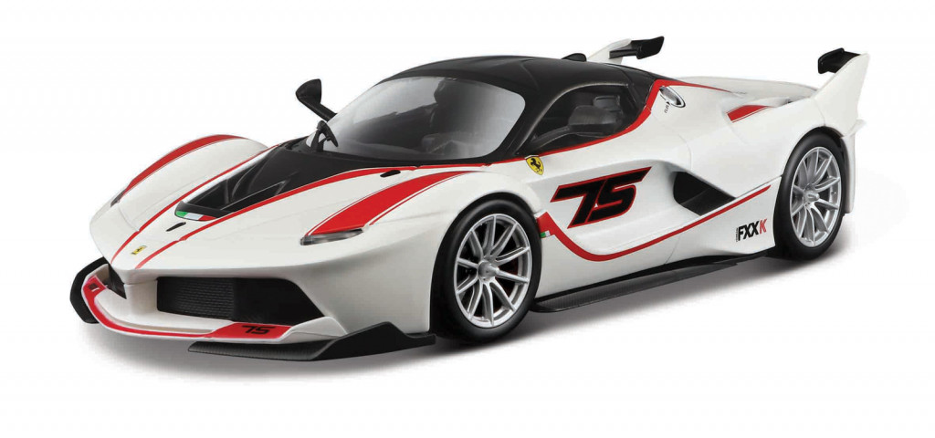 Bburago Bburago - RACING, FERRARI FXX K, biela, 1:24