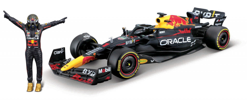 Bburago Bburago - RACE Formula F1, Red Bull Racing RB19 (2023), 1 Max Verstappen, 1:24