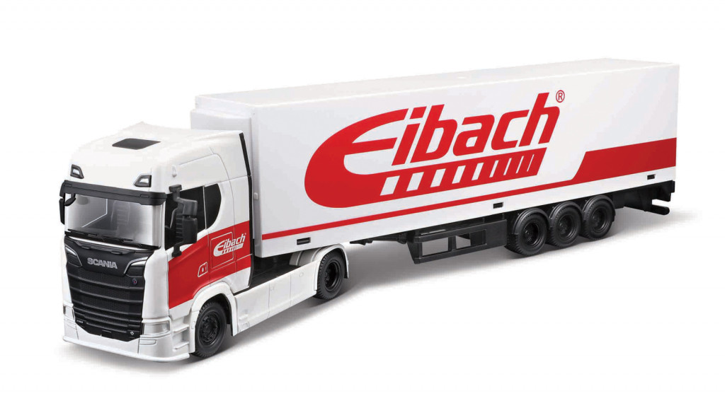 Bburago Bburago - Haulers with trailer, Scania 770 S/Trailer, biela, 1:43