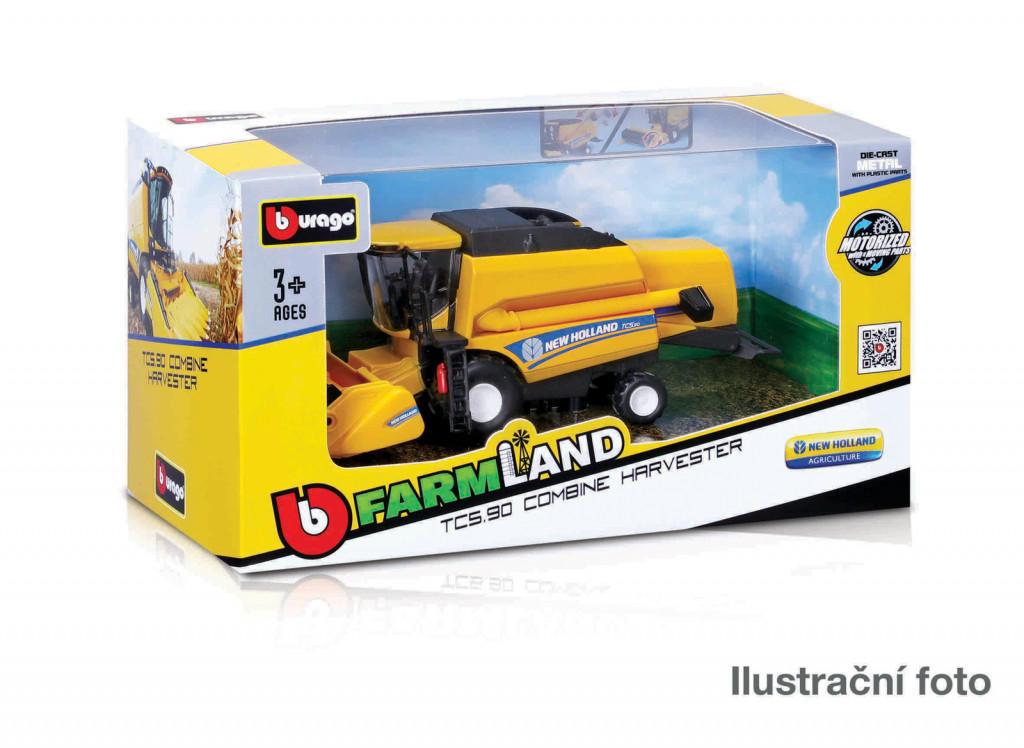 Bburago Bburago - FarmLand, Kombajn New Holland TC5.90, 18cm, assort