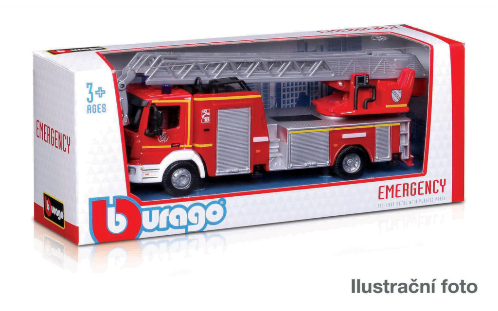Bburago Bburago - Emergency, Záchranné vozidlá, 1:50, assort