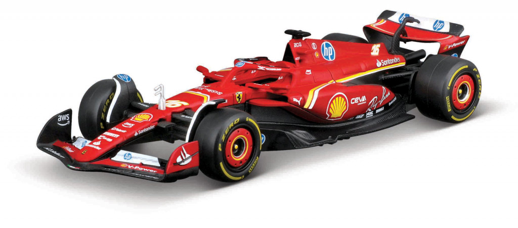 Bburago Bburago - RACE Formula F1, Ferrari Scuderia SF-24 (2024), 16 Charles Leclerc, 1:43