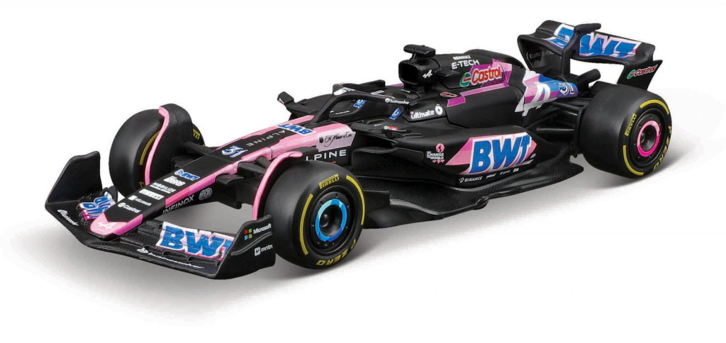 Bburago Bburago - RACE F1, BWT Alpine F1 Team A524 (2024), 31 Esteban Ocon, 1:43