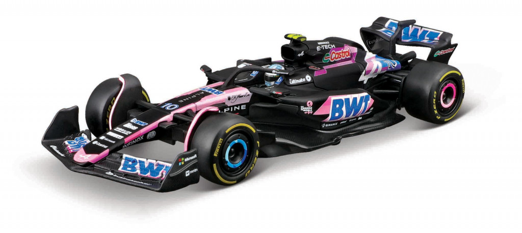 Bburago Bburago - RACE Formula F1, BWT Alpine F1 Team A524 (2024), 10 Pierre Gasly, 1:43