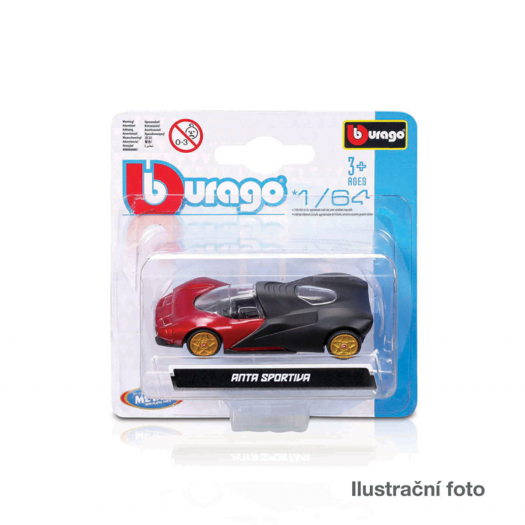 Bburago Bburago - Autá, blister, 1:64, assort
