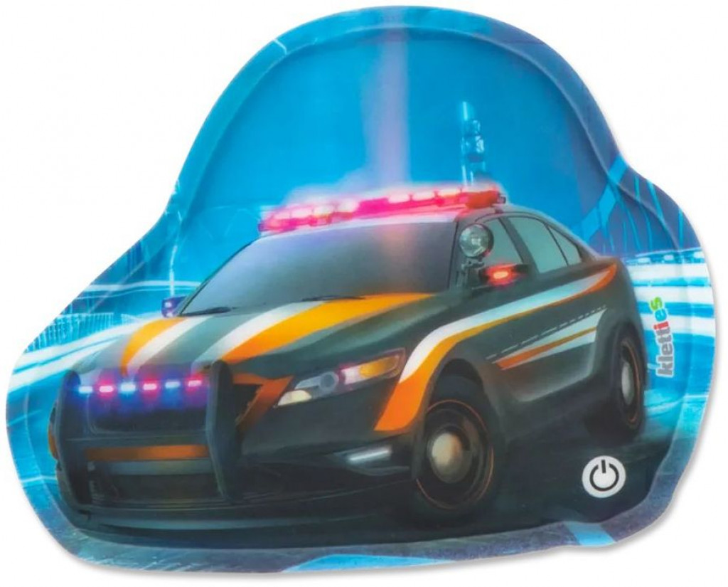Ergobag Ozdoba na batoh Ergobag Blinkie Klettie - Police Car