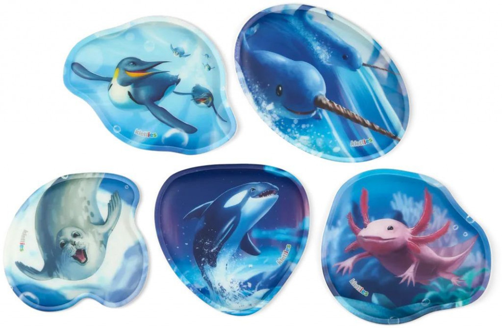 Ergobag Sada ozdôb na batoh Ergobag Contour Kletties Set - Underwater