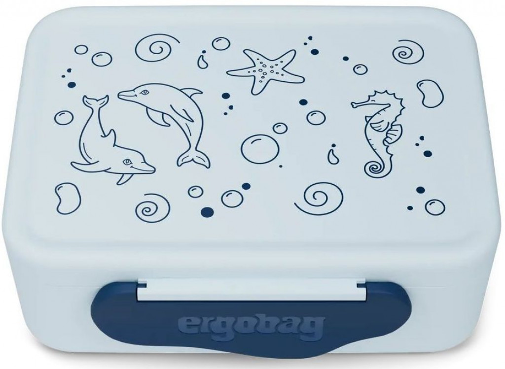 Ergobag Desiatový box Ergobag Plastic Lunchbox - Dolphin