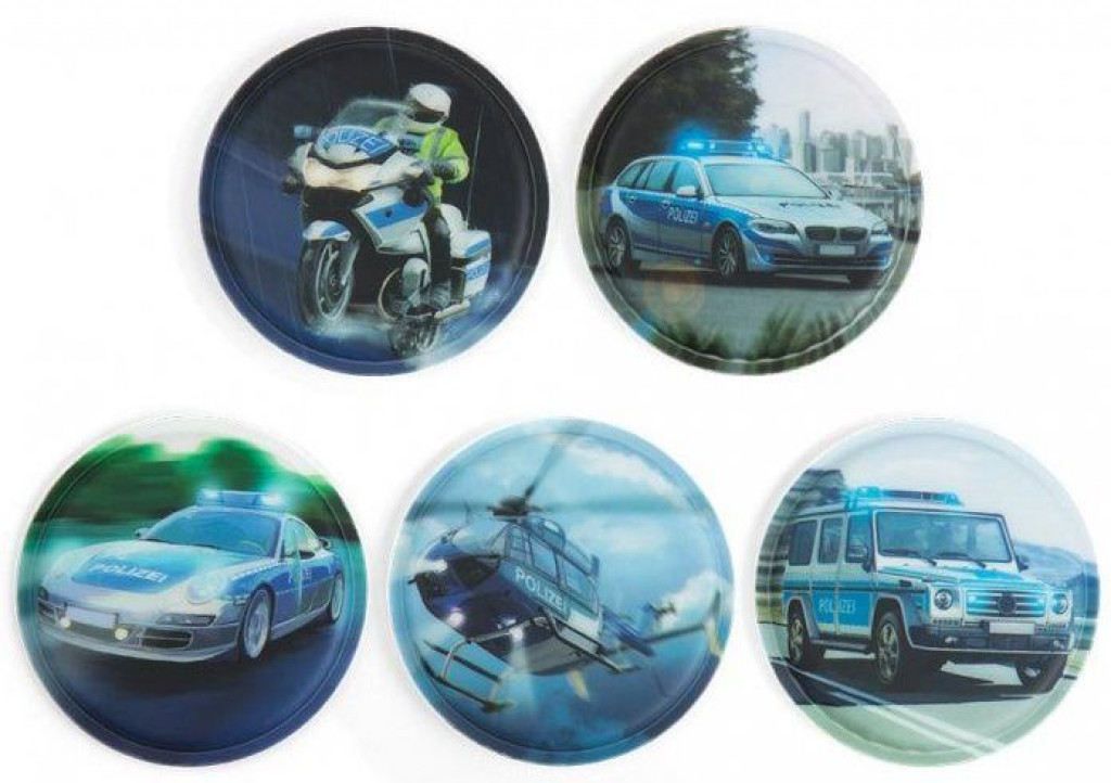 Ergobag Sada ozdôb na batoh Ergobag Kletties Set - Police