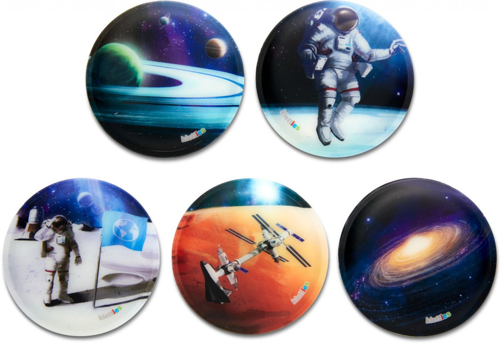 Ergobag Sada ozdôb na batoh Ergobag Kletties Set - Universe