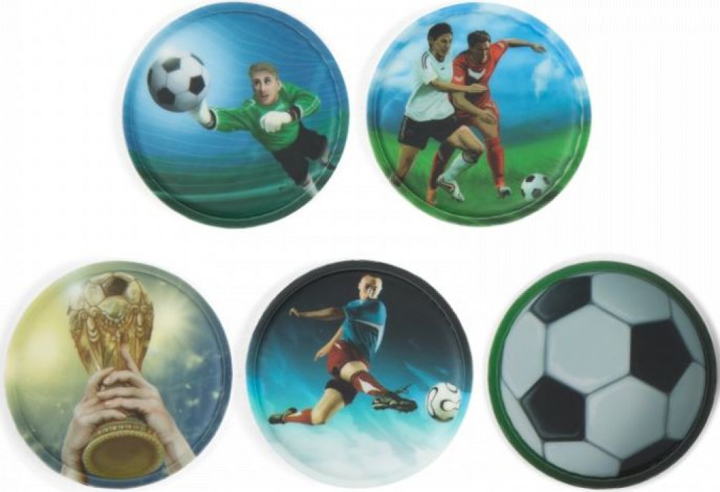 Ergobag Sada ozdôb na batoh Ergobag Klettie Set - Soccer