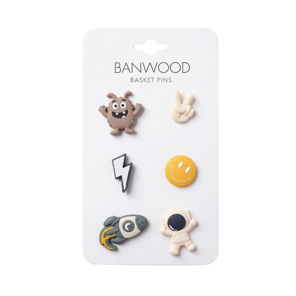 Banwood Banwood ozdoby na košík (Space)