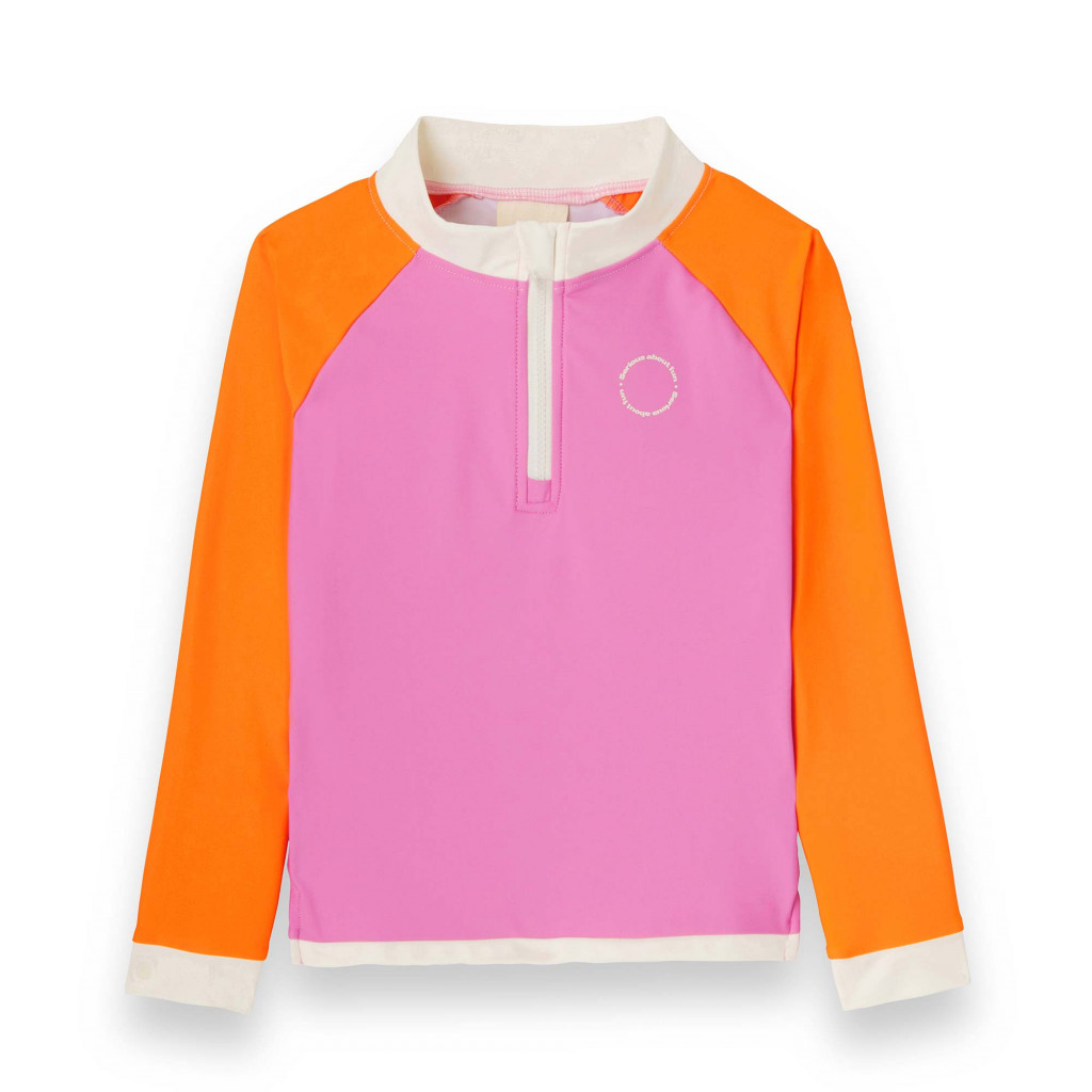 KiETLA||Všetky značky KiETLA ICONIK plavky s UV ochranou - tričko s dlhým rukávom - Pink Red (2-4 roky)