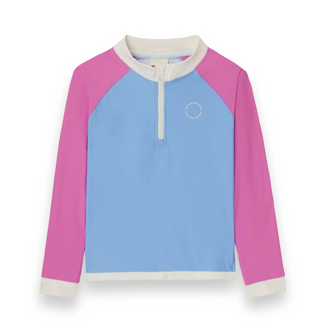 KiETLA||Všetky značky KiETLA ICONIK plavky s UV ochranou - tričko s dlhým rukávom - Purple Pink (6-8 rokov)