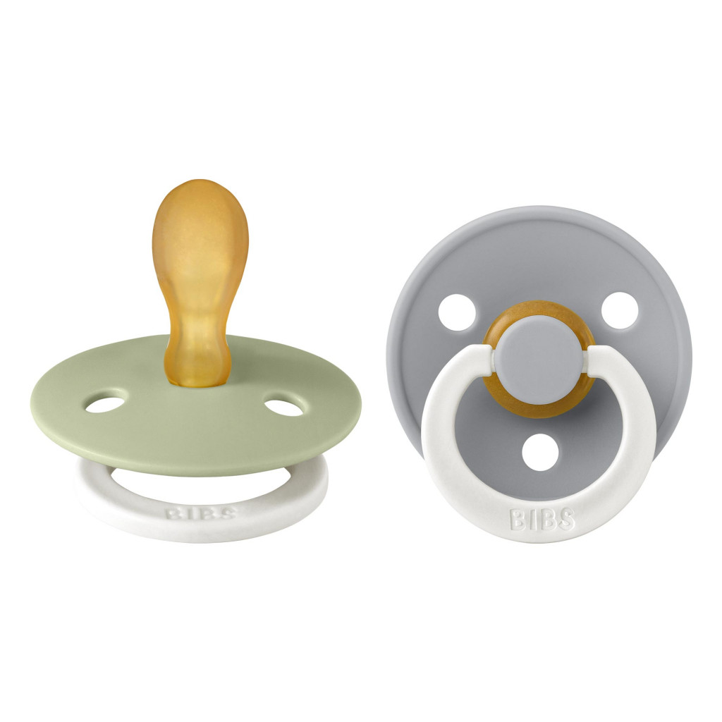 Všetky značky||BIBS Colour symetrické BIBS Colour symetrické cumlíky z prírodného kaučuku 2 ks - veľkosť 2 (Sage Nočný / Cloud Nočný)