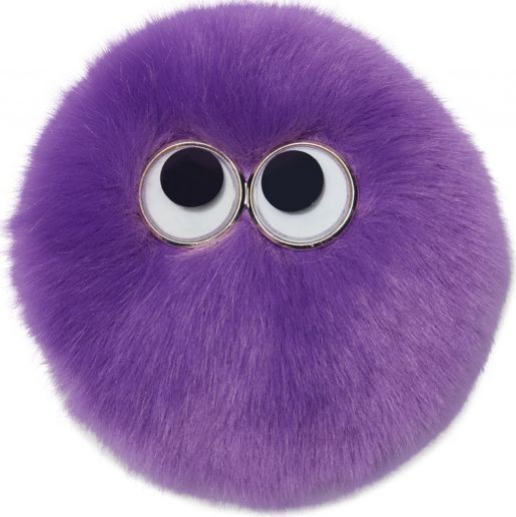 Ergobag Ozdoba na batoh Ergobag Fluffy Klettie - Purple Fleece