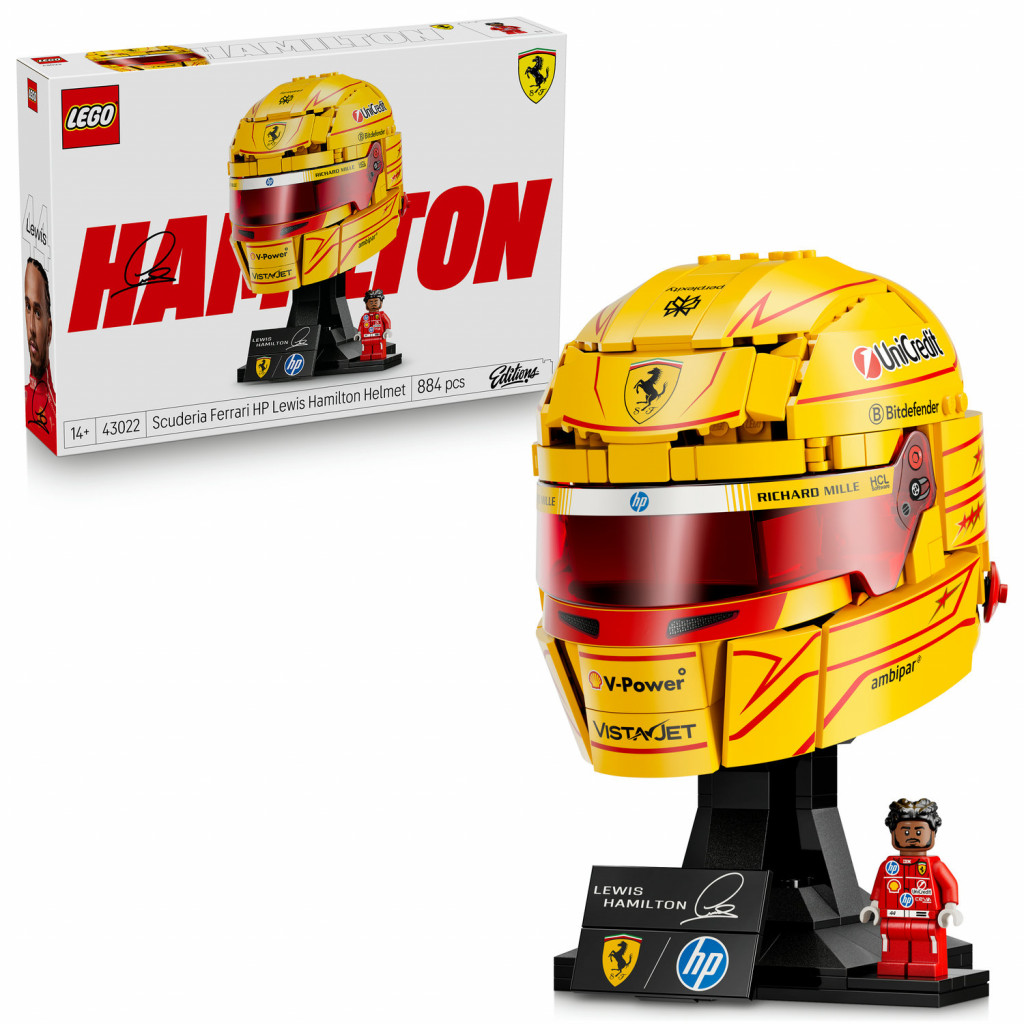 Lego® Prilba Lewis Hamilton zo Scuderia Ferrari HP
