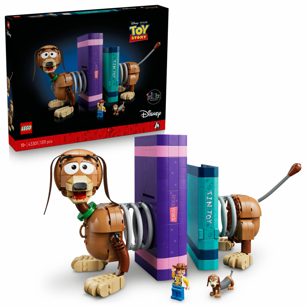 Lego® Knižné zarážky: Pes Slinky z Toy Story