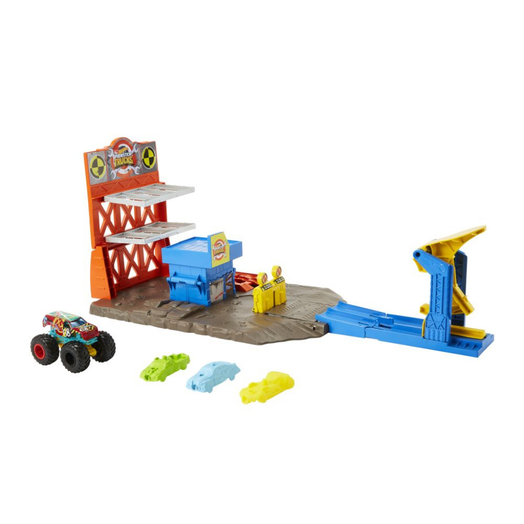 Mattel HW MONSTER TRUCKS VÝBUŠNÁ STANICA