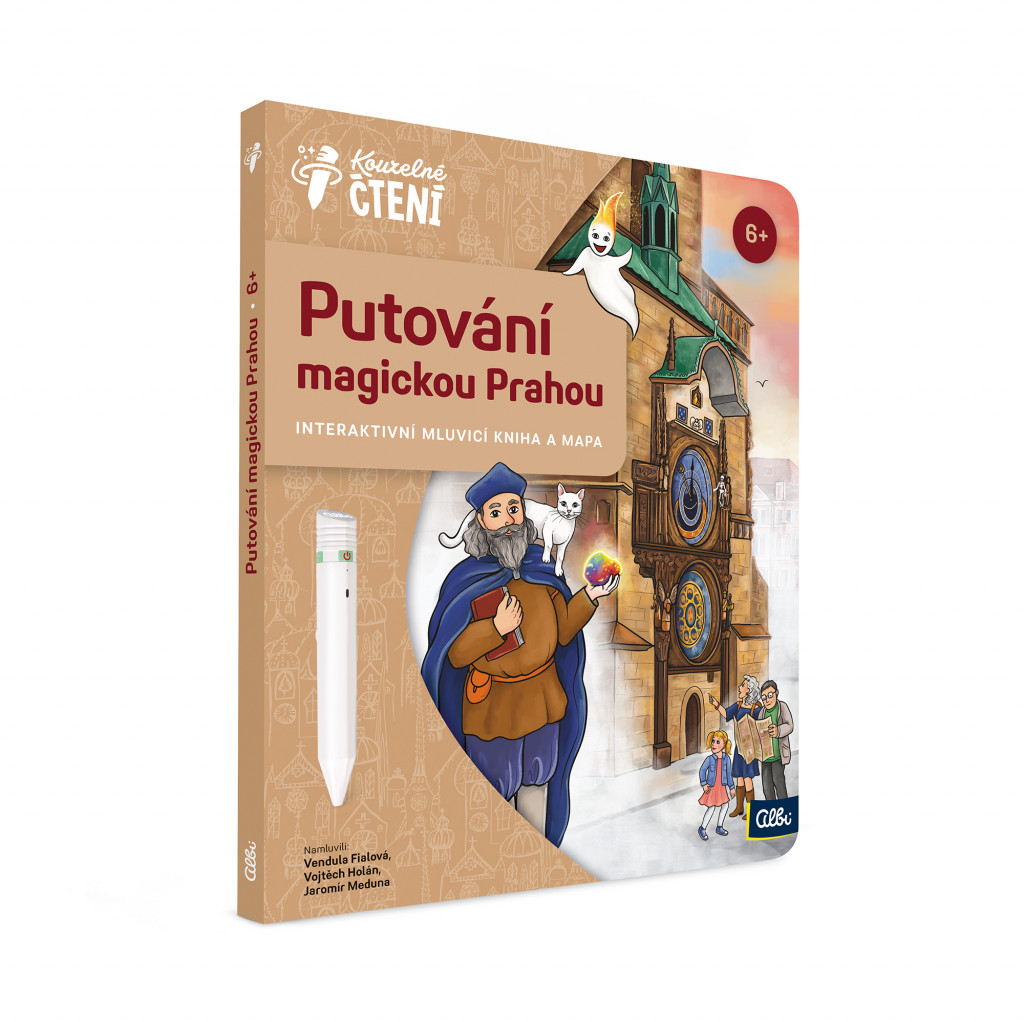 Albi KČ Kniha Putování magickou Prahou (s mapou)