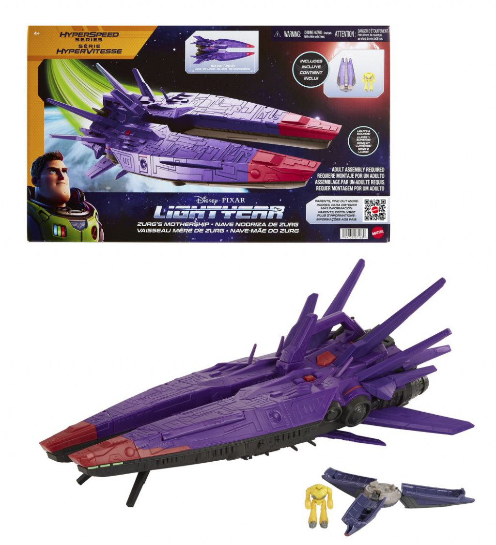 Mattel LIGHTYEAR ZURGOVA MATERSKÁ VESMÍRNA LOĎ