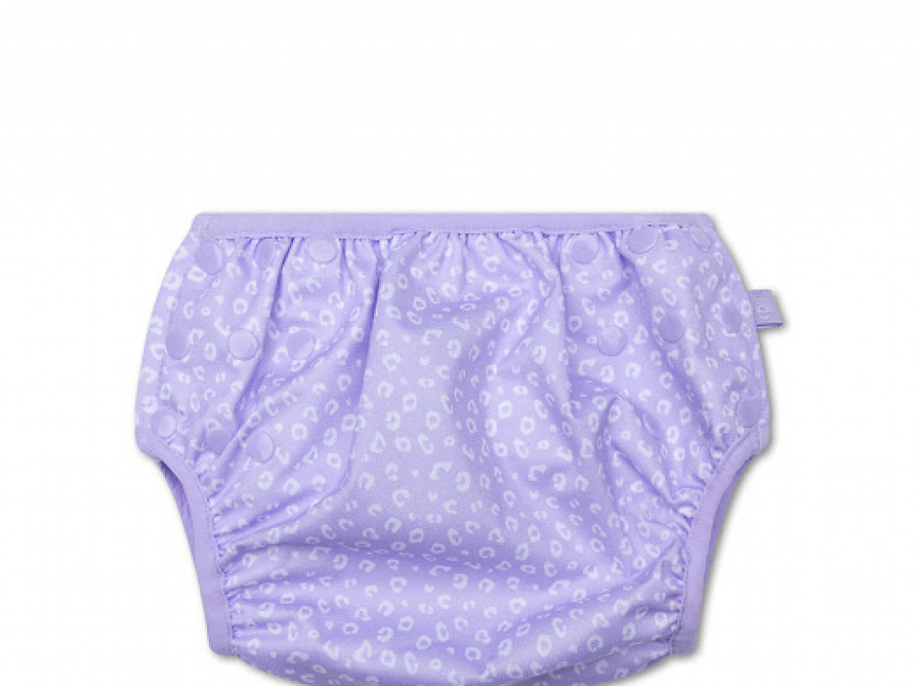 Swim Essentials Plavky pro miminka s UPF 50+ Lila Leopard