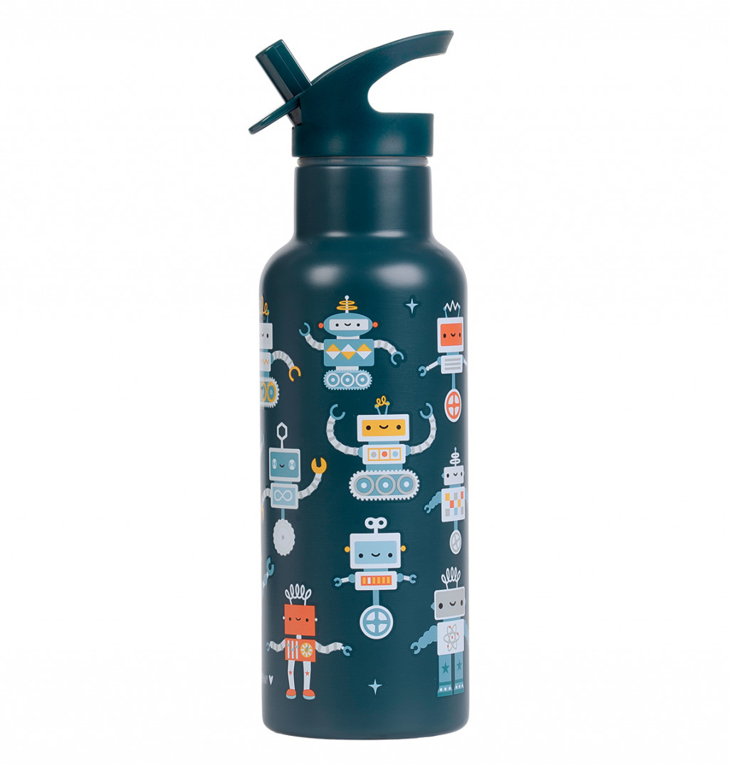 A Little Lovely Company A Little Lovely Company – antikorová fľaša na pitie, 500 ml – roboty