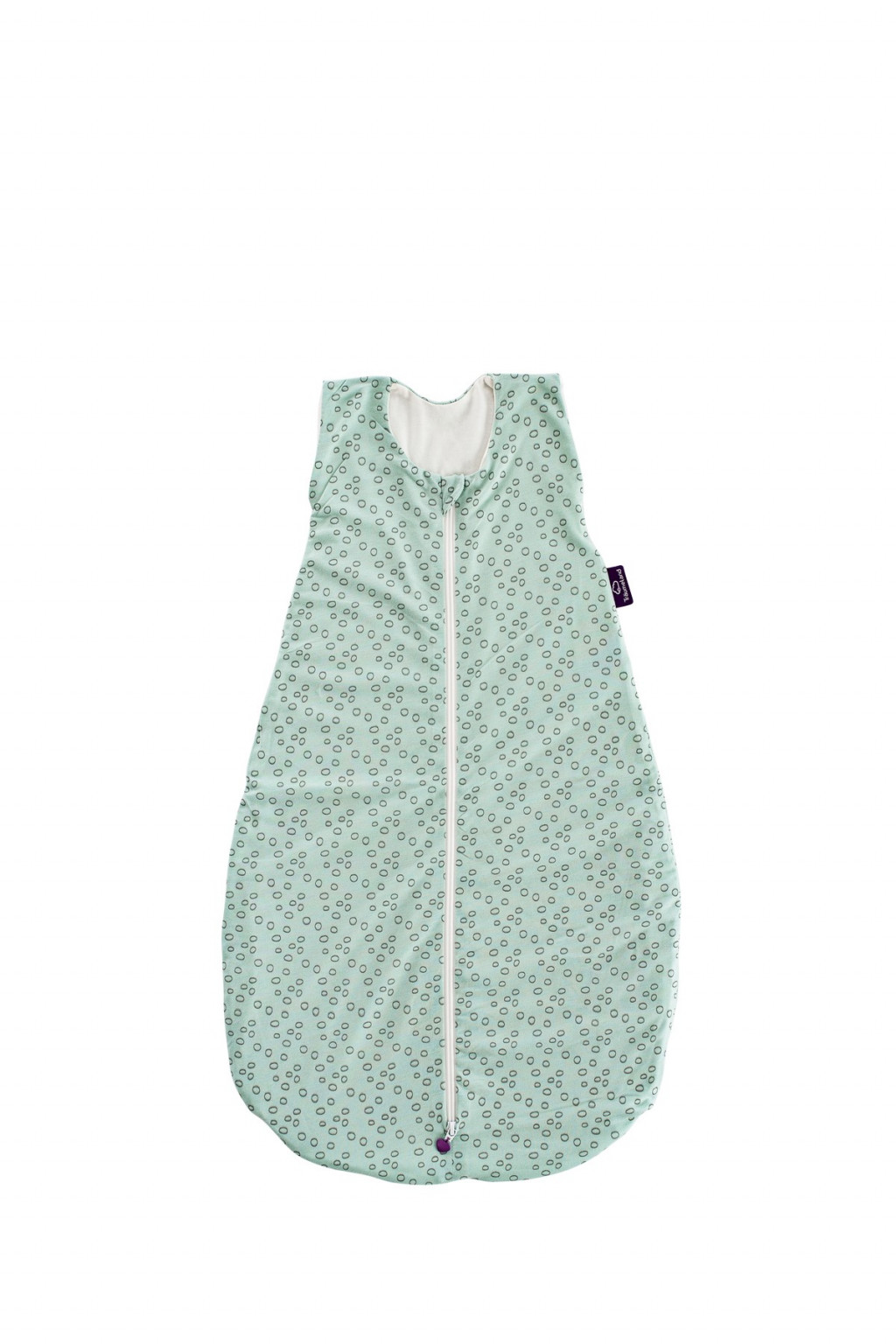 TRÄUMELAND Letní spací pytel Liebmich Tencel Kreise mint 90 cm