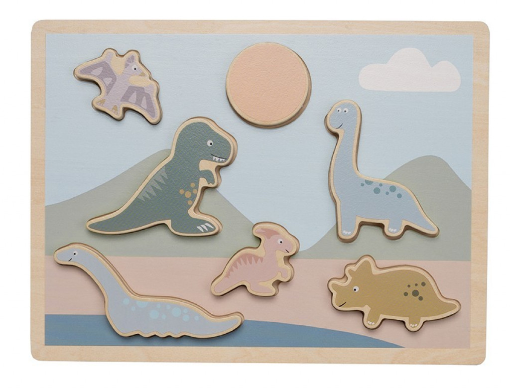 JaBaDaBaDo Puzzle vkládačka Dino