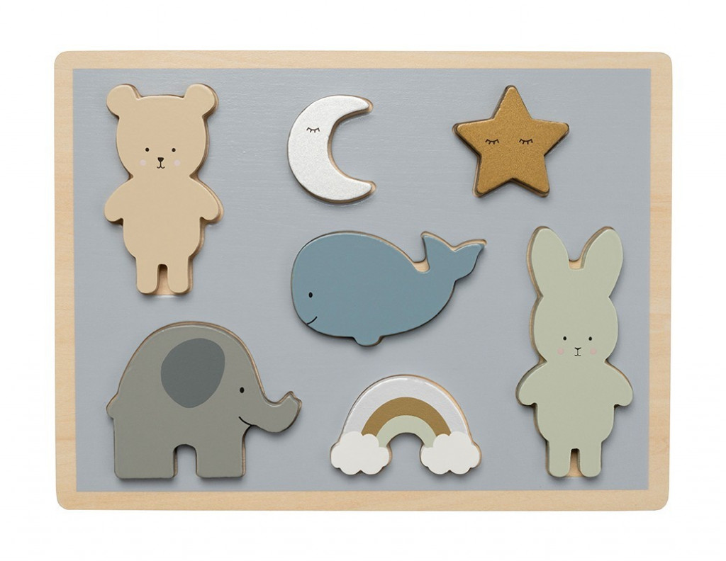 JaBaDaBaDo Puzzle vkládačka Medvídek