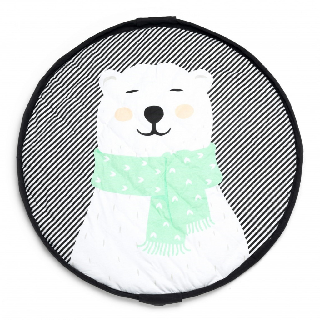 Play&Go Noomad soft Hrací deka a Vak na hračky Polar Bear