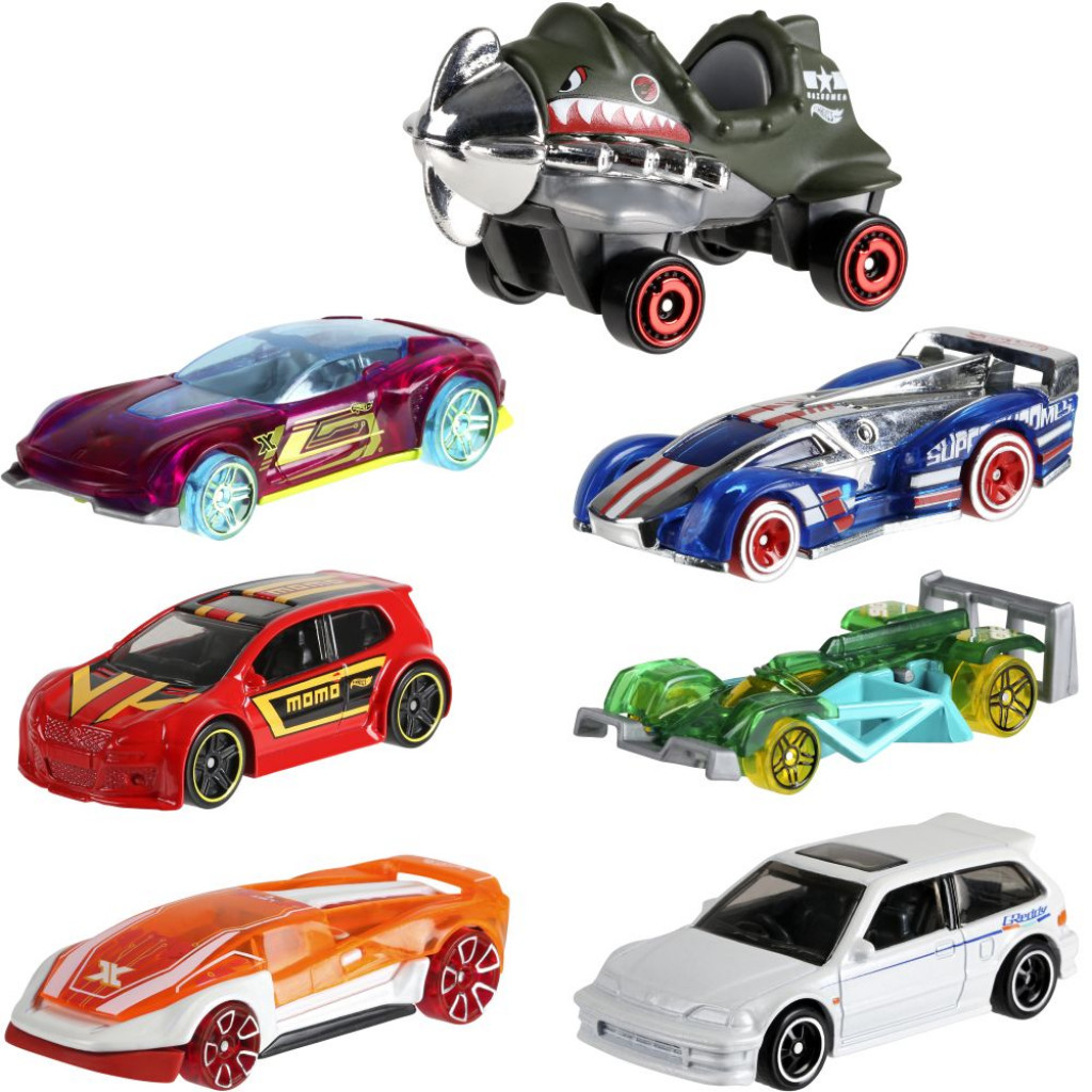 Mattel Hot Wheels  ANGLIČÁK CLIP STRIP ASST