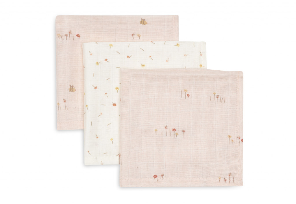 Jollein Ubrousky mušelínové 3 ks 31x31cm Pretty Picnic