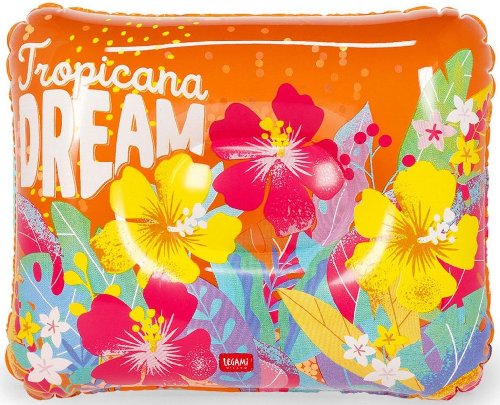 Legami Nafukovací vankúš Legami Inflatable Pillow - Tropicana Dream