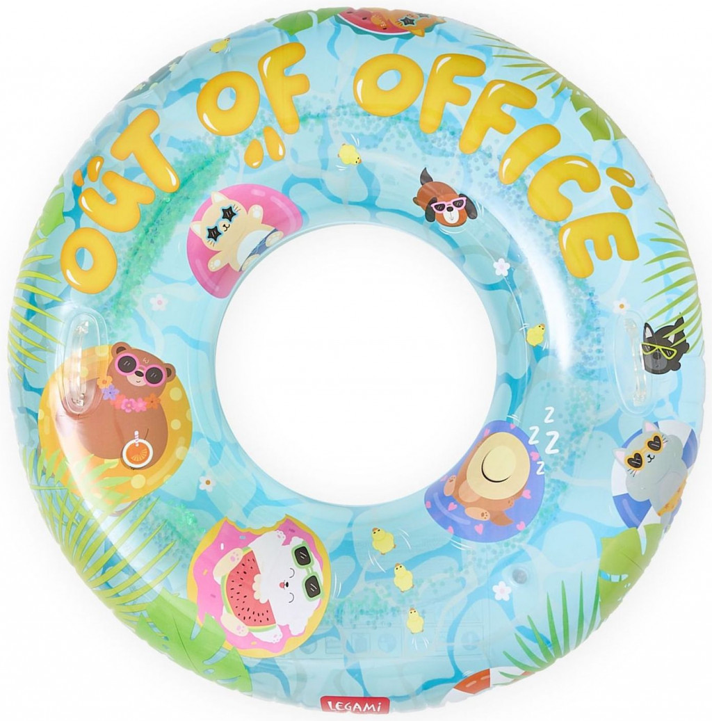 Legami Nafukovacie koleso Legami Maxi Pool Ring - Inflatable Maxi Pool Ring - Out Of Office