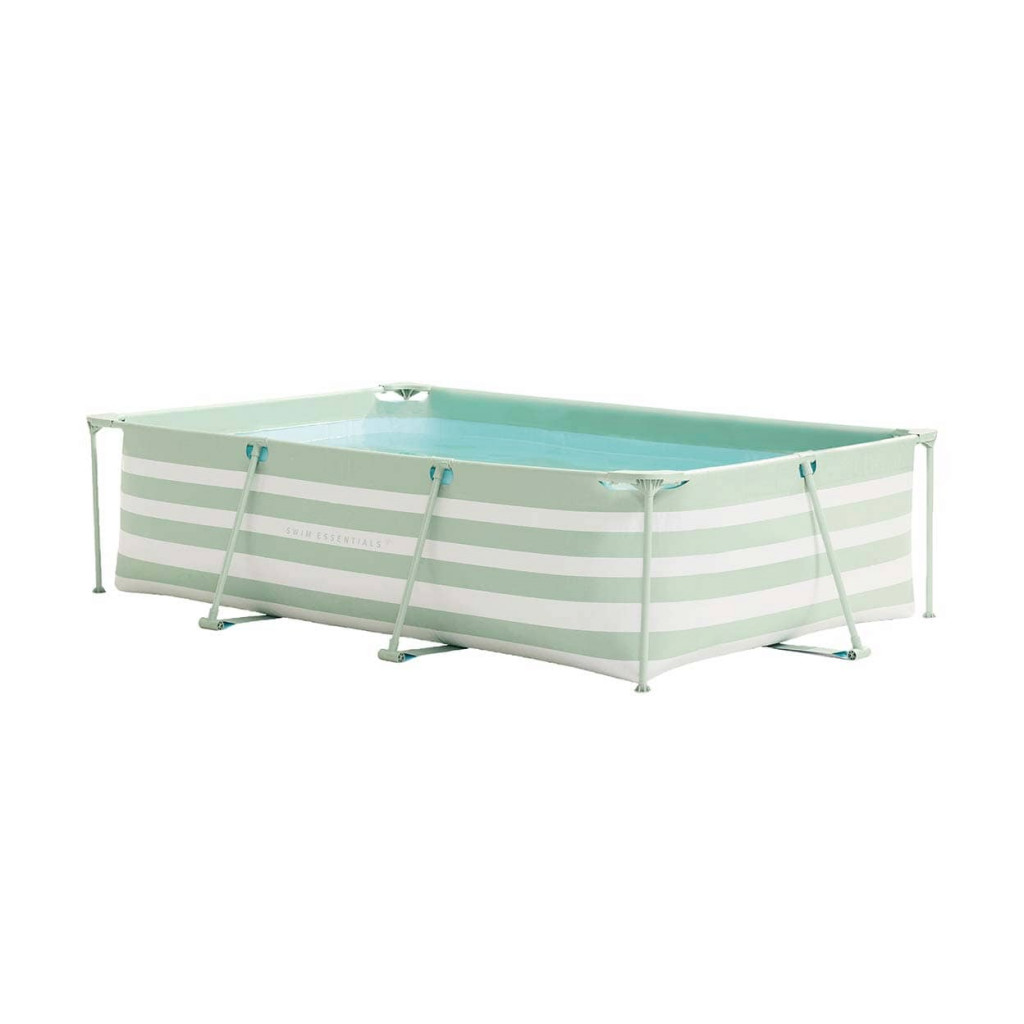 Swim Essentials Bazén s konstrukcí Essence Luxe Old Green Stripe 260x160x65 cm