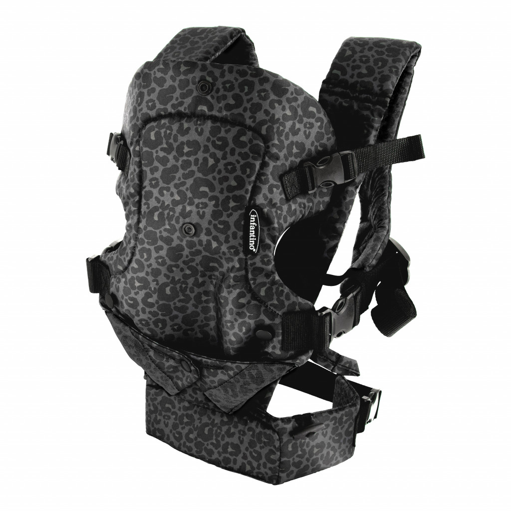 Infantino Nosítko Flip 4v1 Convertible Leopard Black