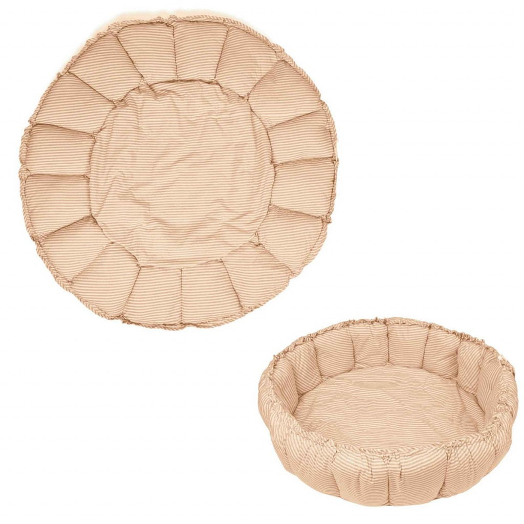 Play&Go Coco Bloom Dětské hnízdo Stripes Brown