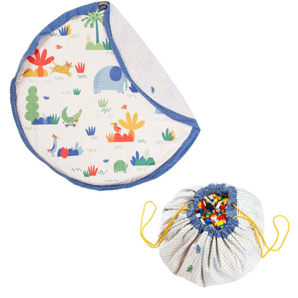 Play&Go Noomad original Hrací deka a Vak na hračky Moulin Roty Toupitis